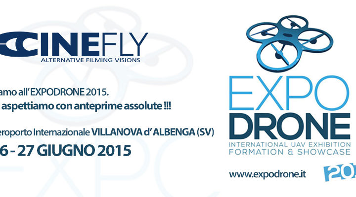 CINEFLY all’ EXPO DRONE 2015 a Villanova di Albenga.